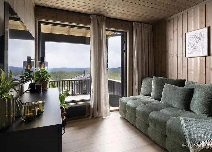 New At Norefjell With Mountain Panorama Feriehus *
